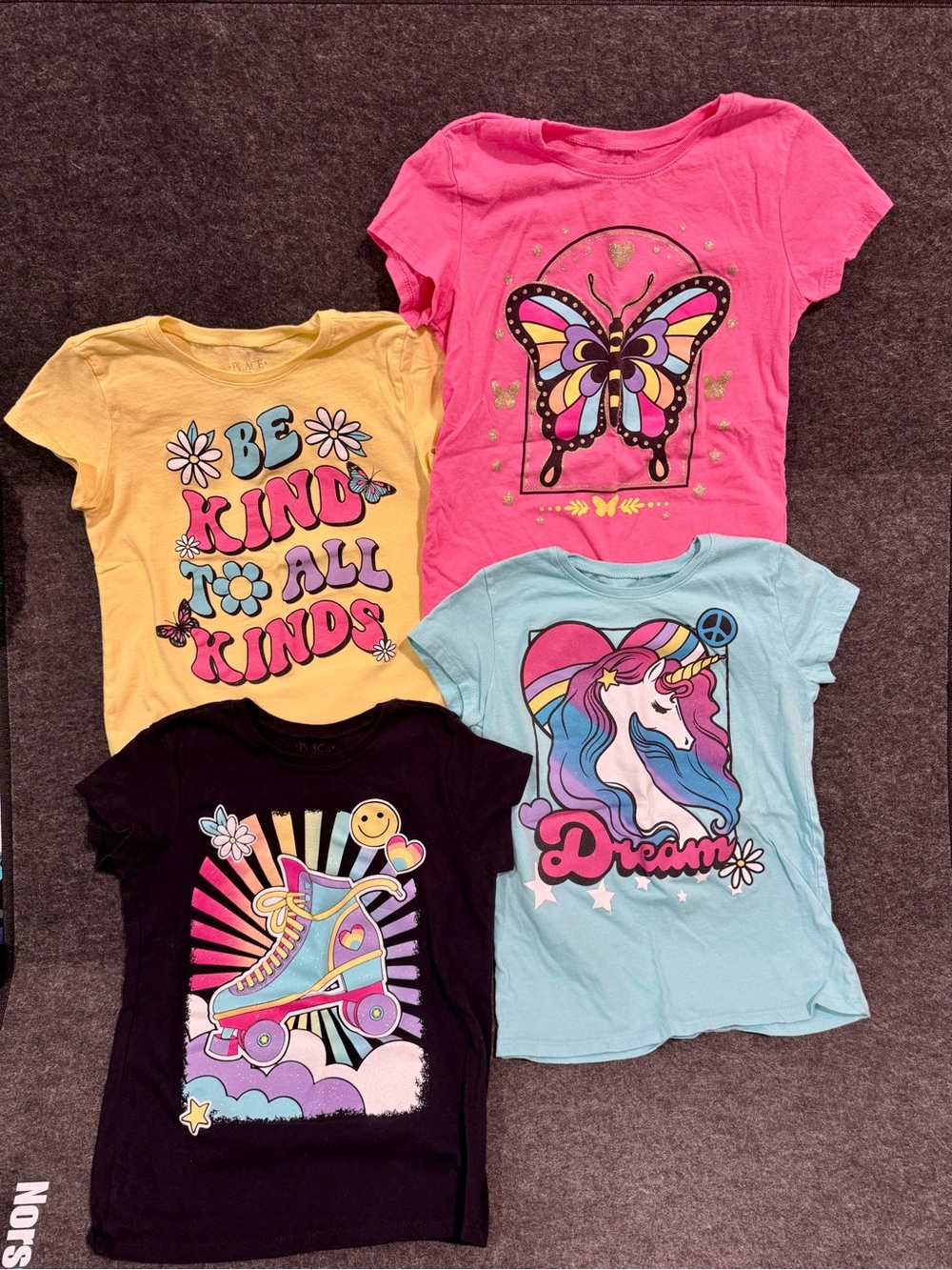 The Children's Place Bright Pink Butterfly Tee